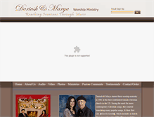 Tablet Screenshot of dariushmarya.com